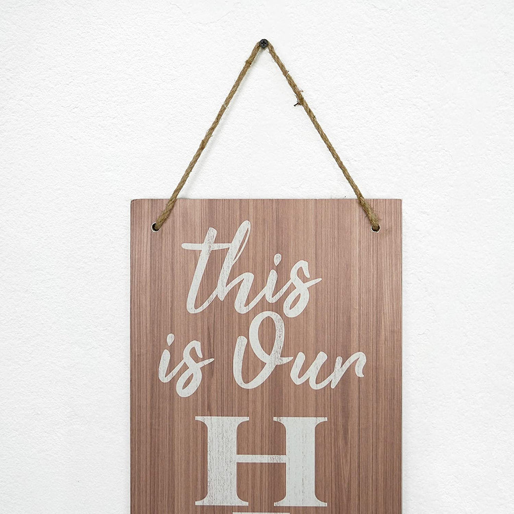 Porch Double-Sided Sign - Happy House/Nut House