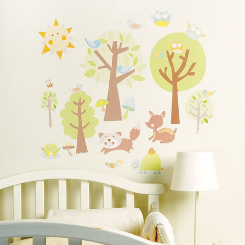 Wallies Baby Wall Decor - Animal Tales