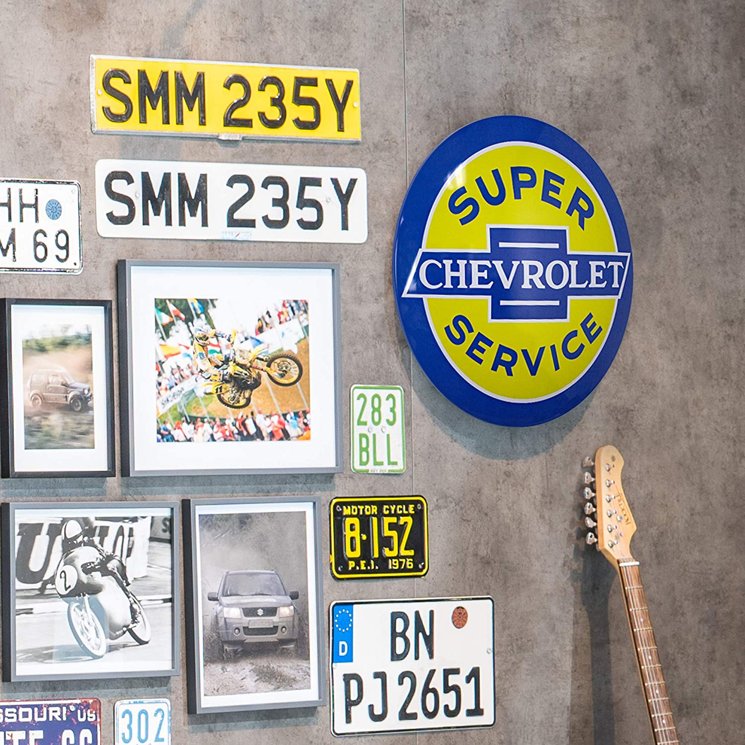 Chevrolet Super Service Dome Sign 12