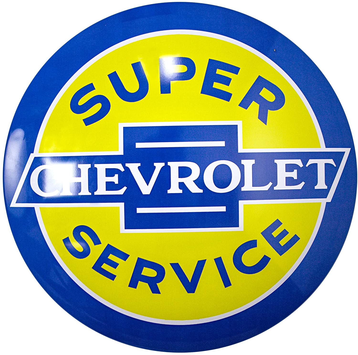 Chevrolet Super Service Dome Sign 12