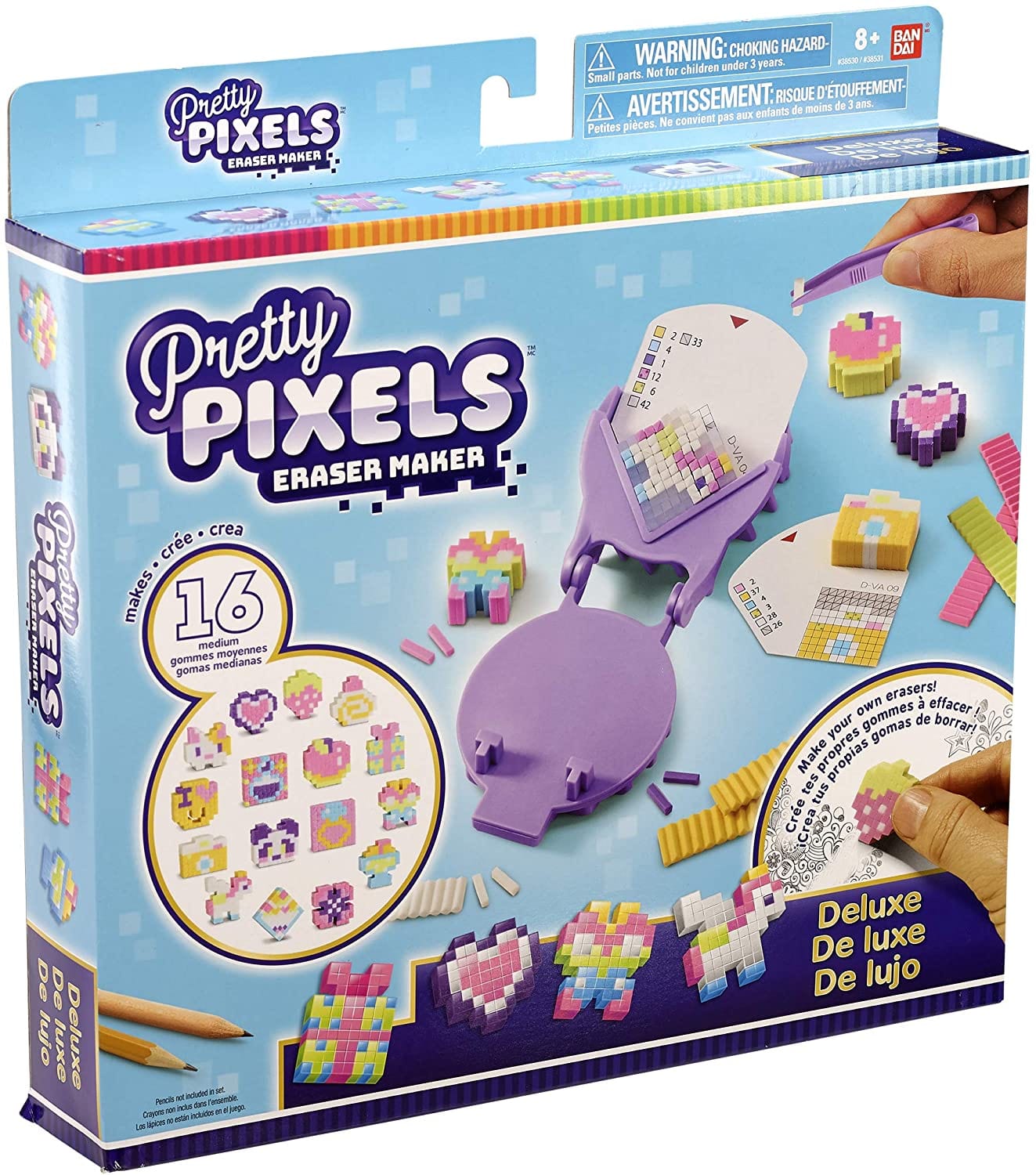 Pretty Pixels Eraser Maker - 2 Colours