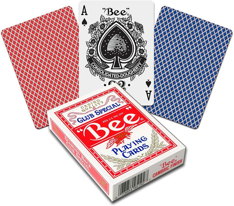 Casino Playing Cards - Bee Red - 2  Pack