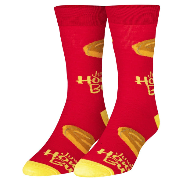 Crazy Socks - Honey Buns Men's Crew Folded