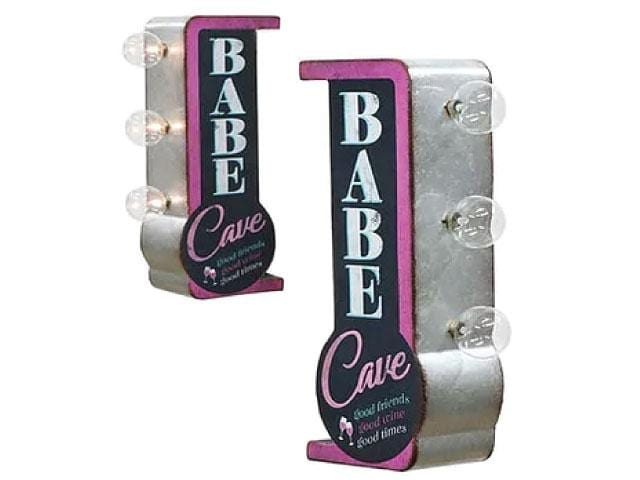 Vintage Metal Marquee LED Sign - Babe Cafe