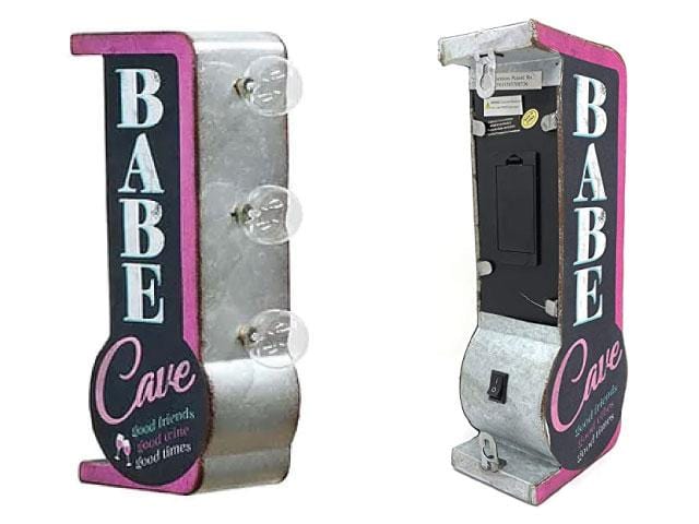 Vintage Metal Marquee LED Sign - Babe Cafe