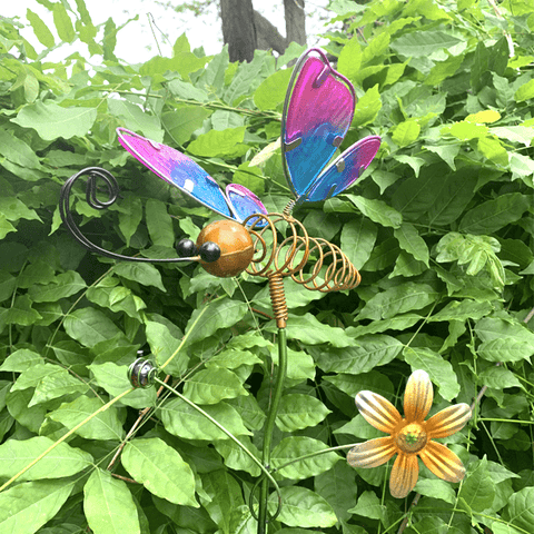 28" Tall Butterfly Garden Stakes