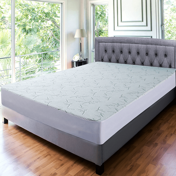 Bamboo Blend Jacquard Mattress Pad