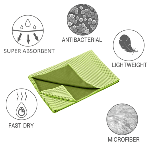3 Pack: Super Absorbent Instant Cooling Towels