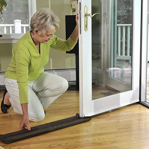 2 Pack: Double-Sided Door & Window Guard & Insulating Device