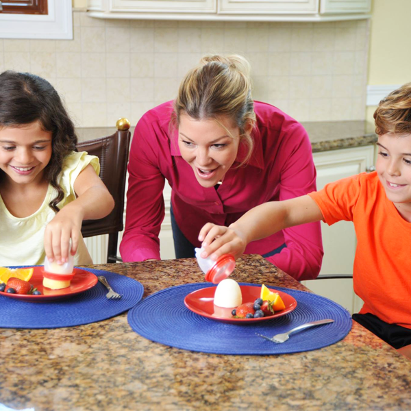Non-Stick Silicone No-Peel Hard-Boiled Egg & Mini Omelet Pod Cookers