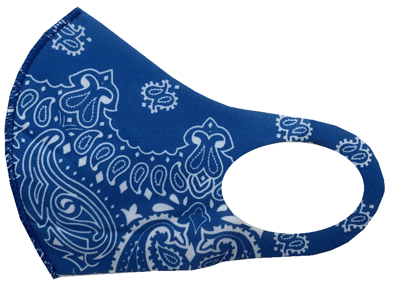 3 Pack: Spandex Paisley Fashion Mask