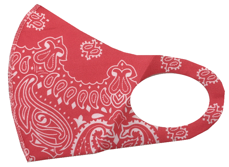 3 Pack: Spandex Paisley Fashion Mask