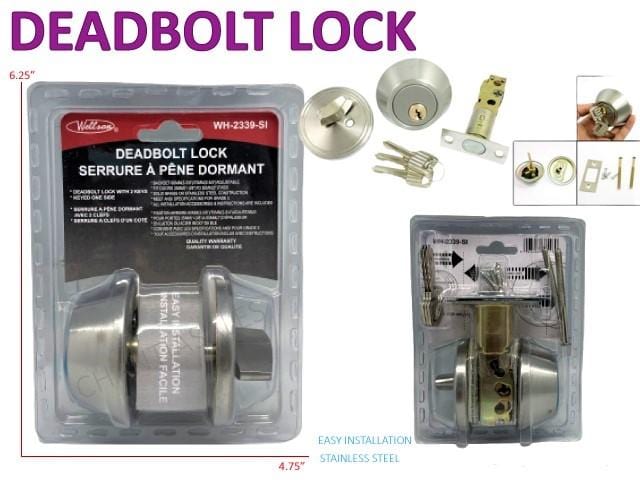 Wellson Deadbolt Lock With 2 Keys