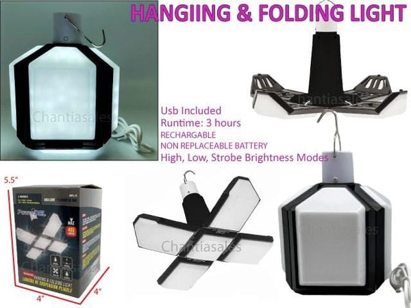 POWER DEL - RECHARGEABLE HANGING & FOLDING LIGHT (RFL-5)