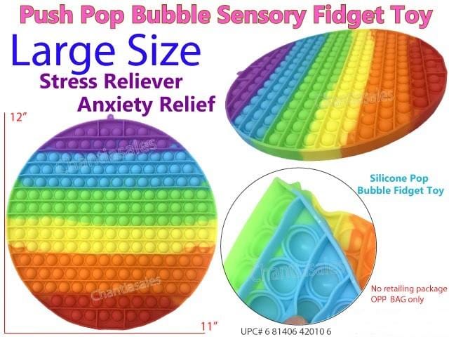 POPBUBBLE - ROUND RAINBOW 11.5