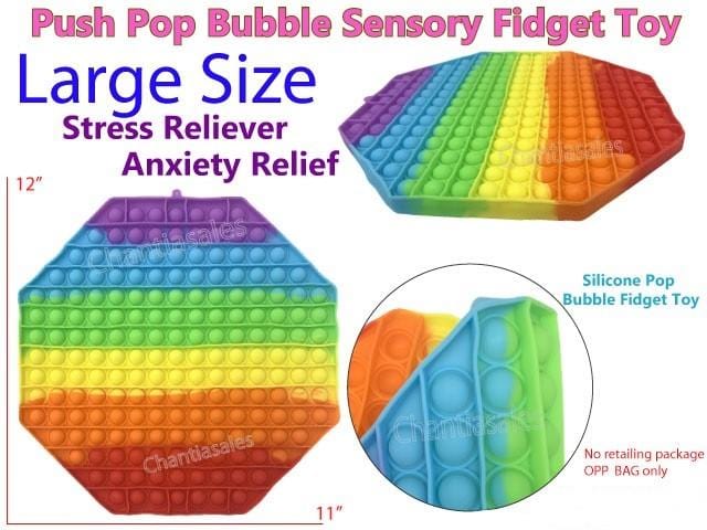 POPBUBBLE - HEXAGON RAINBOW 11.5