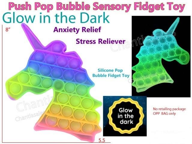 POPBUBBLE - UNICORN GLOW IN THE DARK