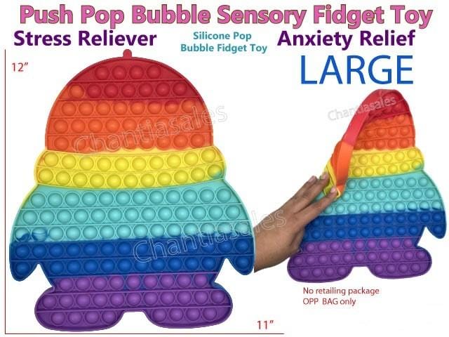 POPBUBBLE - PENGUIN RAINBOW COLOUR