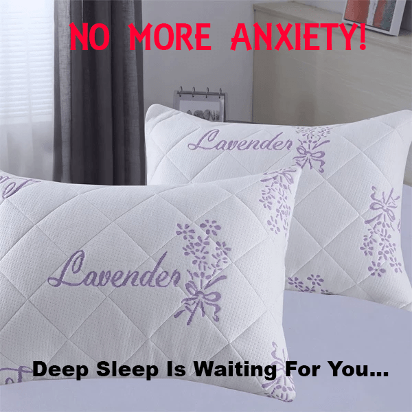 2 Pack Lavender Infused Bamboo Pillow