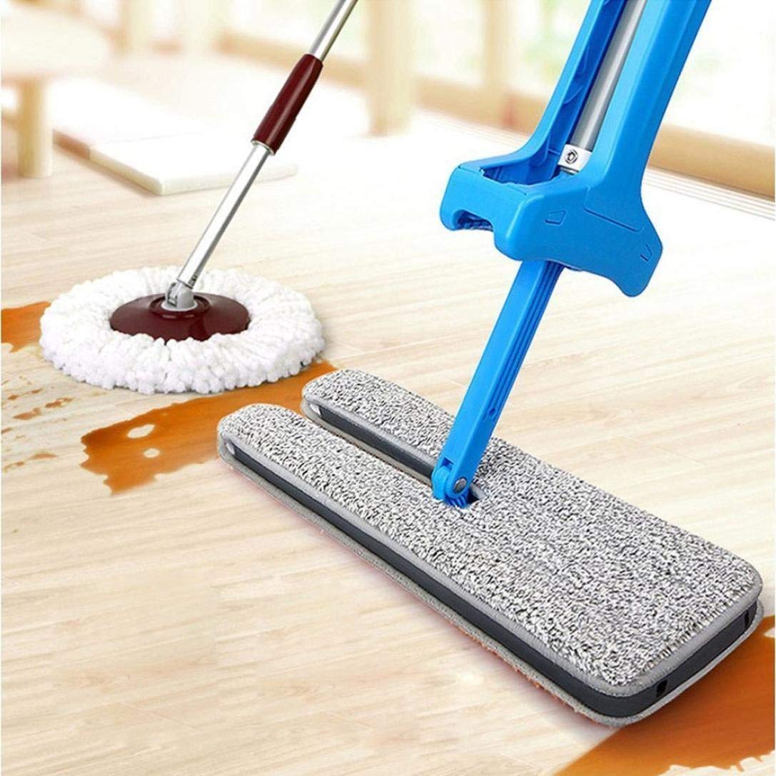 360 Degree Double Sided Microfiber Mop with Stainless Steel Handle