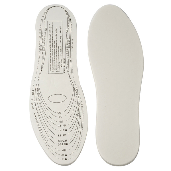 Custom-Fit Unisex Therapeutic Memory Foam Insoles - 1 or 2 Pair Packs Available