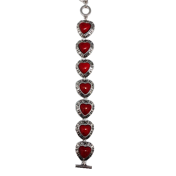 Bohemian Hearts Statement Bracelet - Assorted Colors