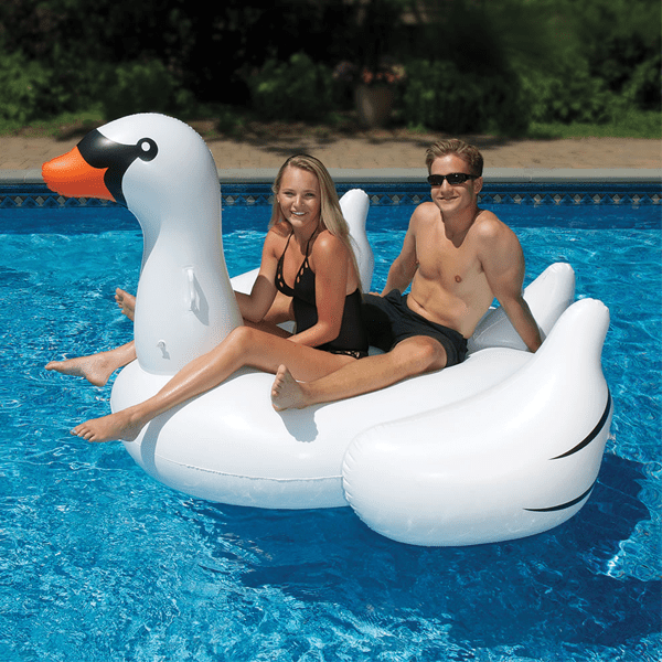White Swan Summer Pool Float