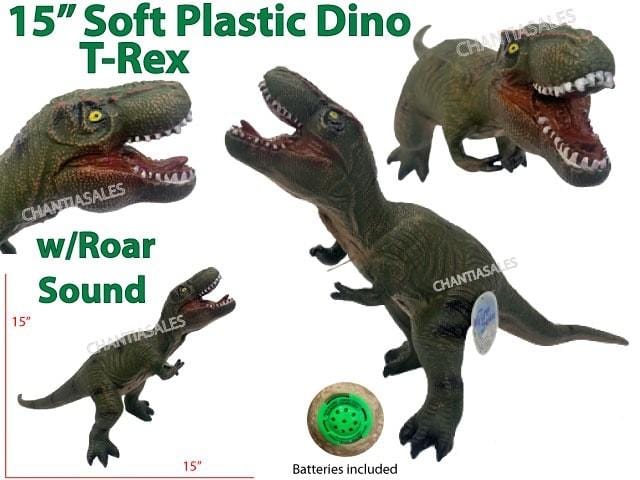 T-Rex  Dinosaur Roar - 15-inch