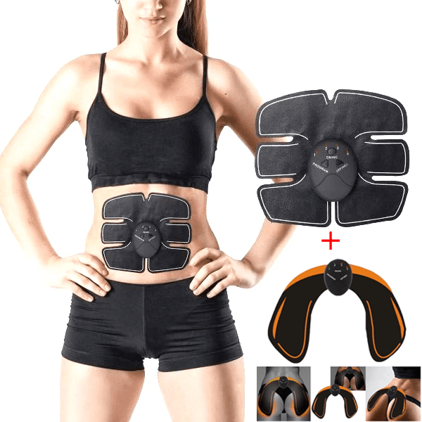 VIP DEAL: Wireless Abs Stimulator and Abdominal Muscle Toning Device + Free Wireless Hip & Buttocks Stimulator With Remote Control