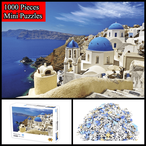 "Aegean Sea" 1000 Pieces Mini Jigsaw Puzzles