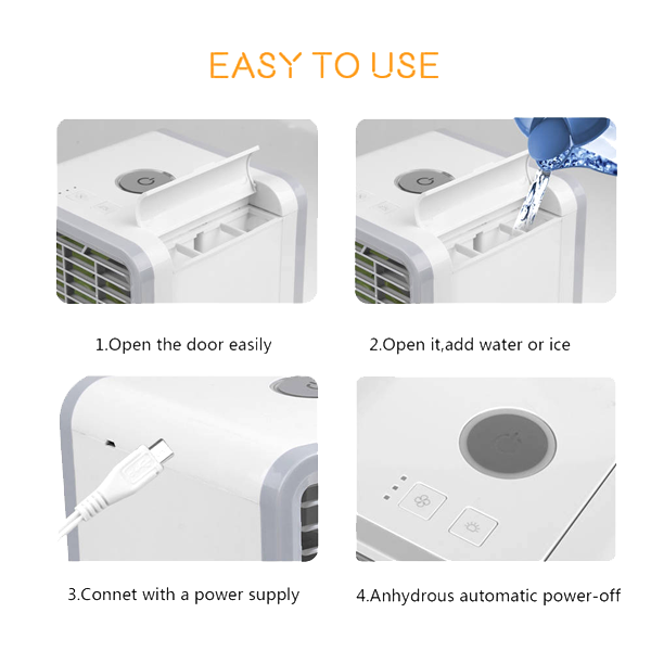 Portable Color Changing Personal Space Cooler, Humidifier & Purifier