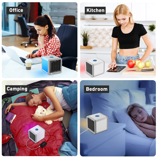 Portable Color Changing Personal Space Cooler, Humidifier & Purifier