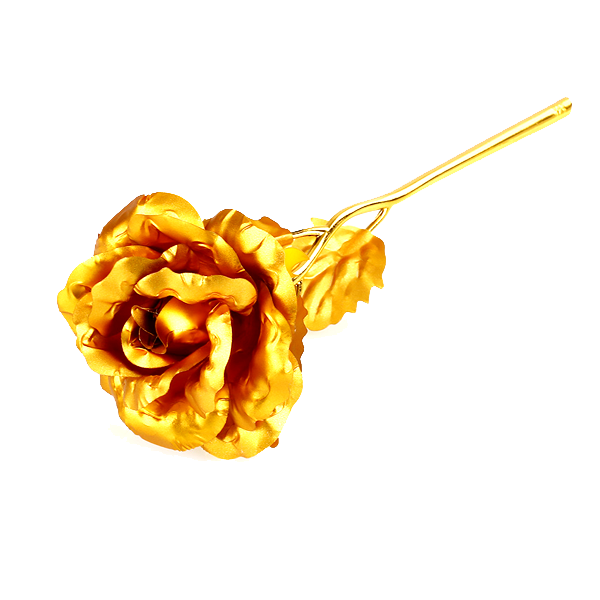 All Deals - 24K Gold Plated Forever Love Rose With Love Stand Holder - Assorted Colors