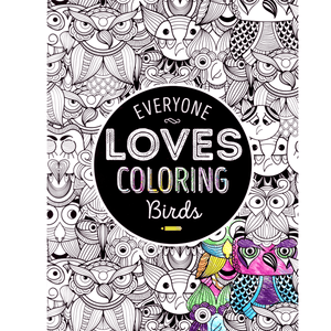 All Deals - Adult Coloring Book - Everyone Loves Coloring Birds