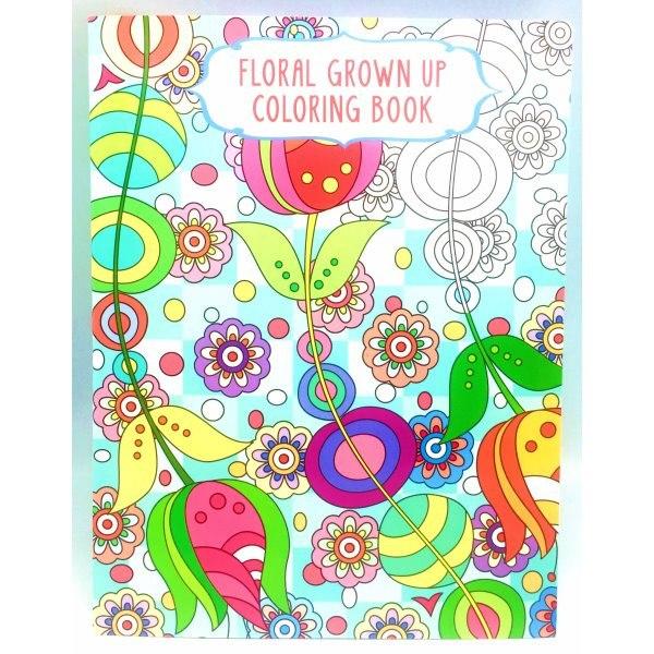 All Deals - Adult Coloring Books Set Of 4 - Floral Grown Up Colouring Book