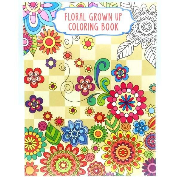 All Deals - Adult Coloring Books Set Of 4 - Floral Grown Up Colouring Book