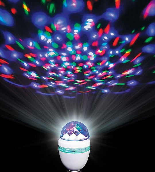 All Deals - LED Mini Rotating Strobe Crystal Lamp Light Bulb
