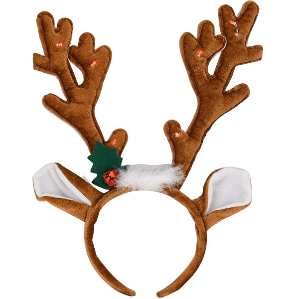 Antler Headband with Lights