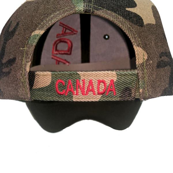 Apparel - Canada Limited Edition Camo X-Treme Scribble Logo Stitched & Embroidered Baseball Cap