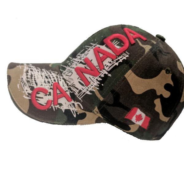 Apparel - Canada Limited Edition Camo X-Treme Scribble Logo Stitched & Embroidered Baseball Cap