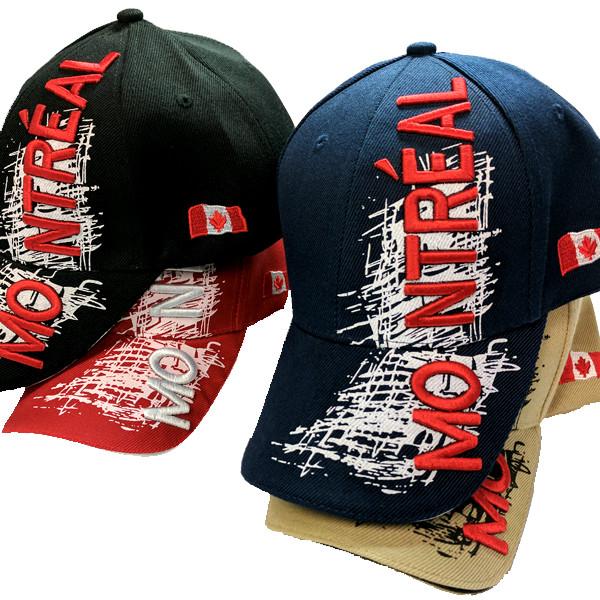 Apparel - Canada Limited Edition X-Treme Montreal Scribble Logo Stitched & Embroidered Baseball Cap - 4 Colours Available!