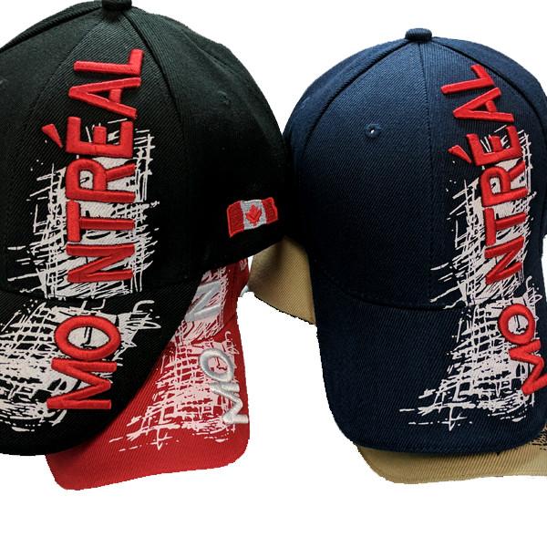 Apparel - Canada Limited Edition X-Treme Montreal Scribble Logo Stitched & Embroidered Baseball Cap - 4 Colours Available!