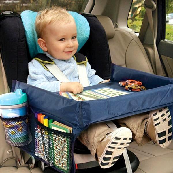 Automotive - Kids "On The Go" Snack Tray - Assorted Colours