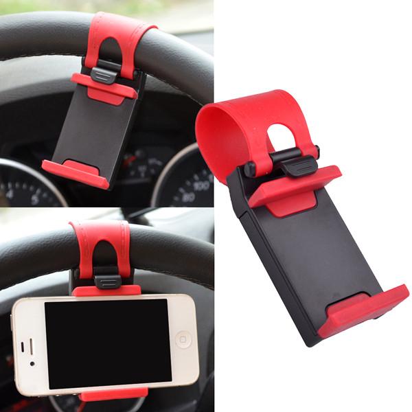 Automotive - Universal Car Steering Wheel Phone Holder Mount