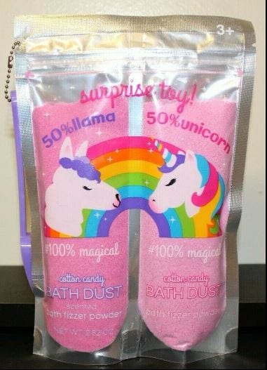 Unicorn Cotton Candy & Monster Raspberry Bath Bomb Fizz Dust Surprise Toys
