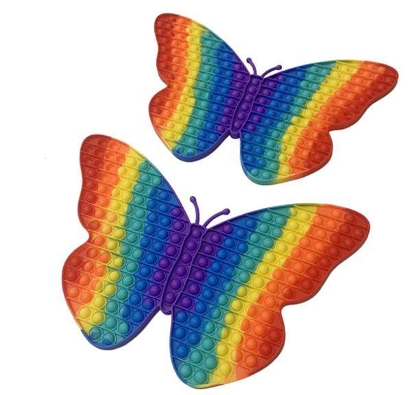 POPBUBBLE - LARGE RAINBOW BUTTERFLY
