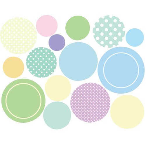 Wallies Baby Wall Decor - Baby Dots