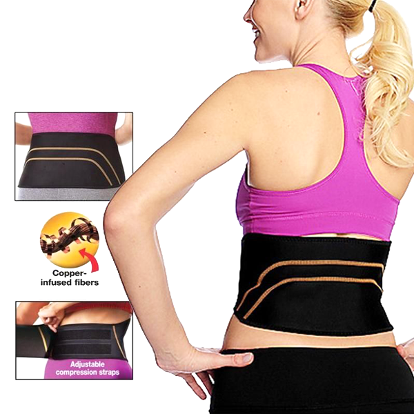 Unisex High-Quality Performance Copper-Infused Back Support