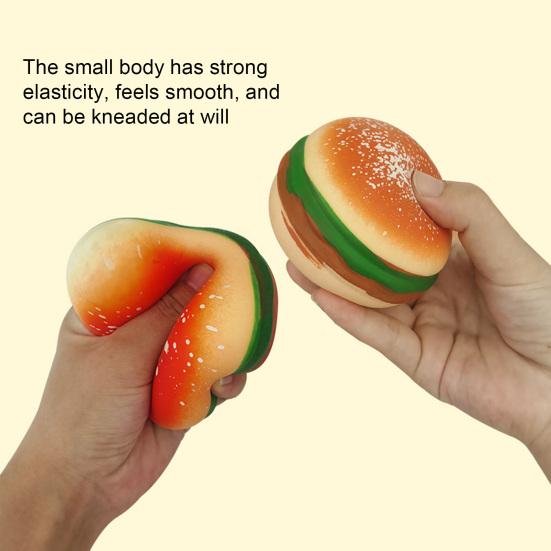 Hamburger Squeeze Ball - 3 Pack