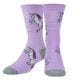 Crazy Socks - Unicorn Women's Crew Folded